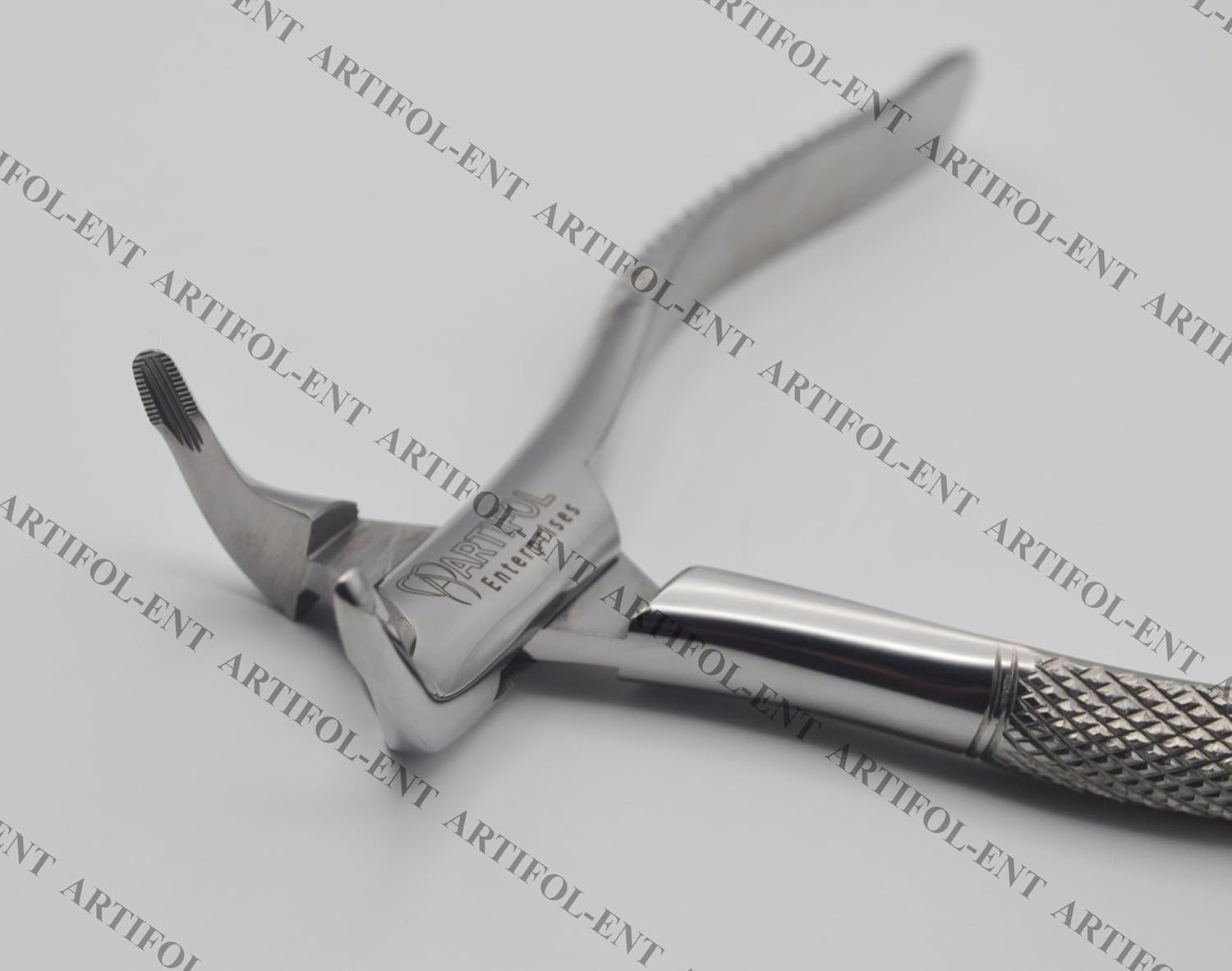 Precision Extraction Forceps – Model 203 | Heavy-Duty Stainless Steel Gripping & Removal Tool | Serrated Jaws, Ergonomic Handles & Durable Construction | Ideal for Crafting & DIY Applications #F203