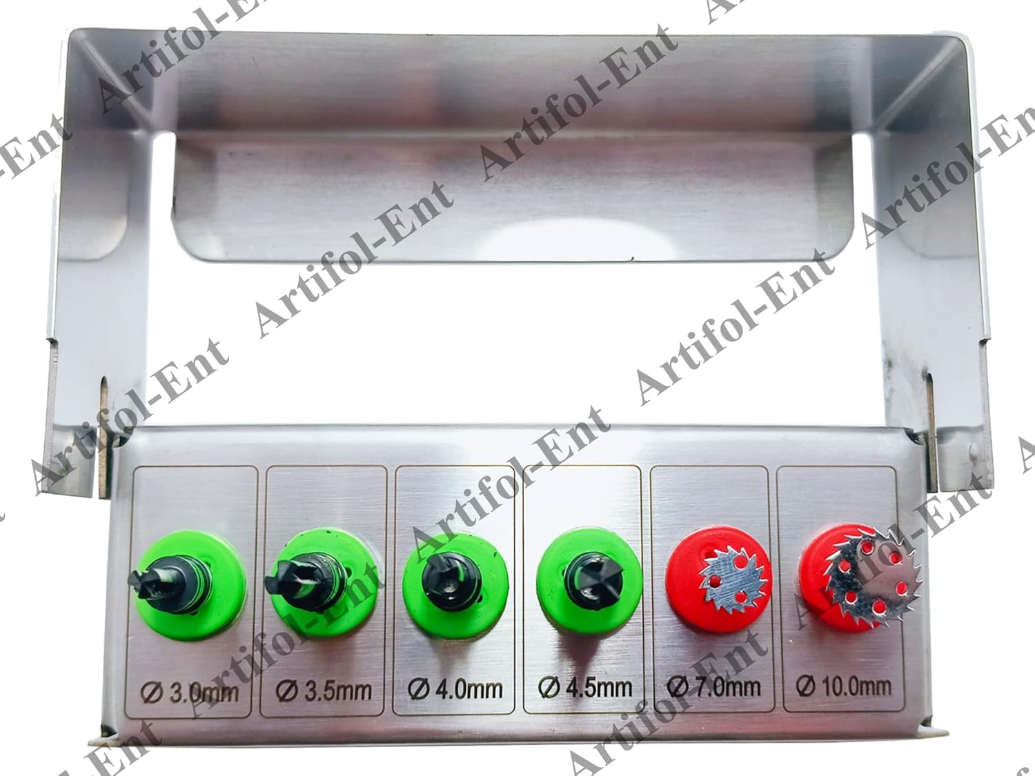 6-Piece Dental Bone Collector Kit – Saw Disk with Steel Holder, Sinus Lift & Implant Tool Set #OS1059 | Premium Stainless Steel | Reusable & Autoclavable