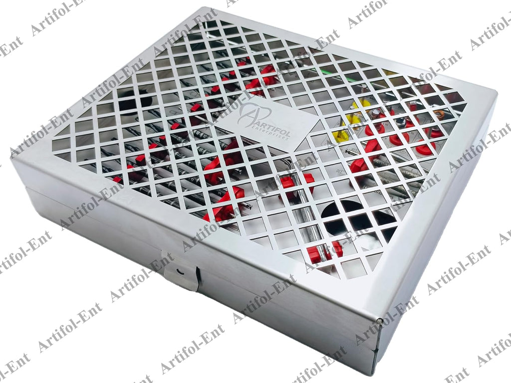 26-Piece Dental Implant Premium Zygomatic Set – Black Titanium-Coated Step Drills with Depth Probe, Motor Mount, Drivers & Ratchet Wrench | Zygo Kit for Implant Socket Preparation