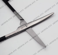 Forbici Elite Mayo-Stille "Super-Cut" - 15 cm curve | Acciaio inossidabile professionale | Precisione microdentata e filo di rasoio #113910696