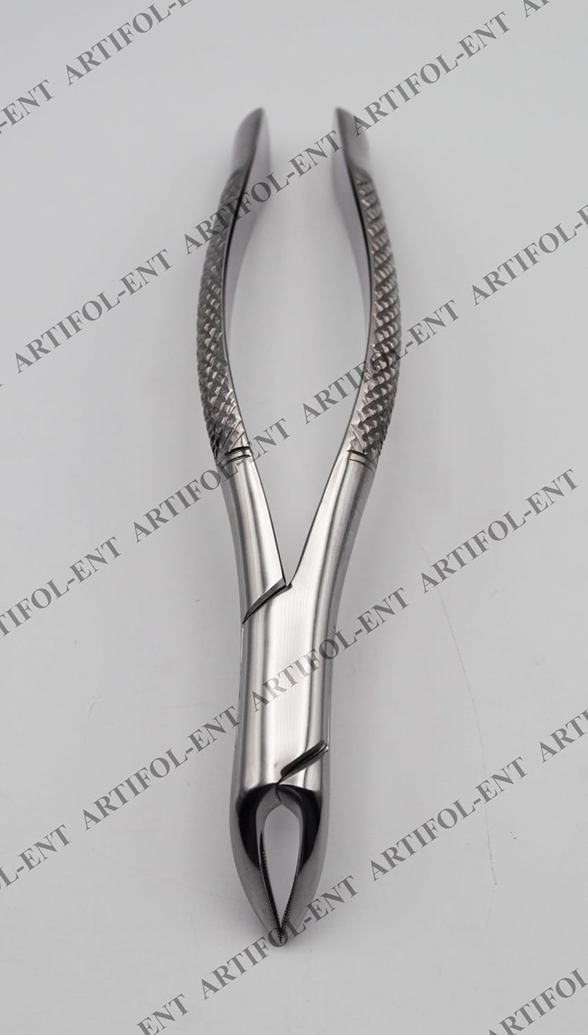 Precision Cryer-Style Extraction Forceps – Model 151 | Heavy-Duty Stainless Steel Gripping & Removal Tool | Angled Serrated Jaws, Ergonomic Handles & Durable Build | Ideal for Crafting & DIY Tasks #F151