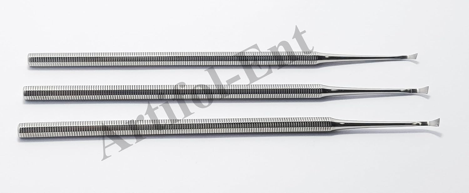 Dental Scaler left; 3 mm; 15.5 cm Tartar Calculus Plaque Remover 3Pcs #147510100