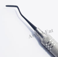 Pulp Canal Plugger 4/5 – Instrument de remplissage en composite Gregg, lot de 3 pièces | Embouts en titane avec revêtement noir | Manches creuxs ergonomiques | #TNPFIG45