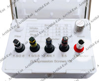 Artifol Dental Compression Screws Kit – 7-Piece Expander Screw Set with Storage Box | Sinus Lift & Implant Tools #OS1063