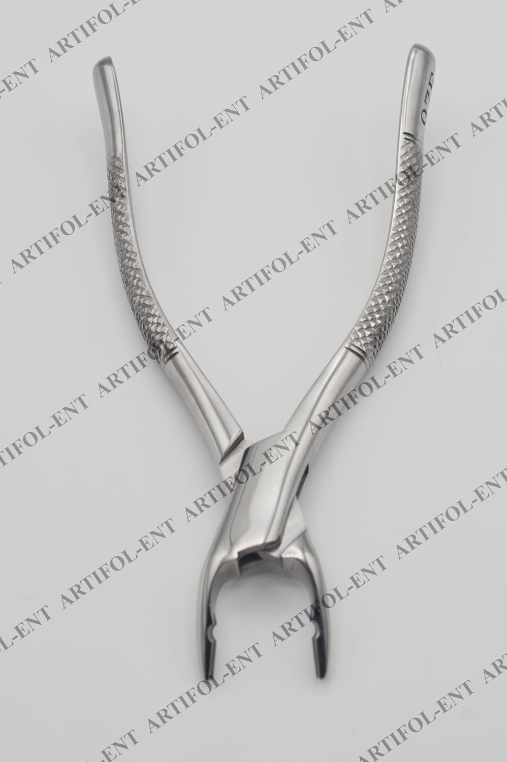 Serrated Grip Precision Extraction Forceps – Upper-Root Style 97E | High-Grade Stainless Steel Holding Tool | Strong Serrations, Secure Control & Durable Build | Ideal for Crafting #FX97E