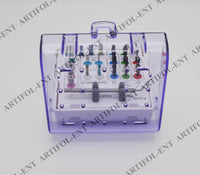 Implant 21 Pieces Long & Short Drills Kit with Color-Coded Depth Stoppers & Precision Depth Gauge | Stainless Steel | Smooth, Controlled Drilling Performance | Reusable, Autoclavable #OS1098