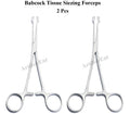 Babcock Forceps Set | 2-Piece Stainless Steel Precision Holding Clamps | Available in 18 cm (7"), 20 cm (8") & 24 cm (9.5") Lengths | Secure Atraumatic Grip, Reusable & Durable Design