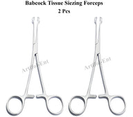 Babcock Forceps Set | 2-Piece Stainless Steel Precision Holding Clamps | Available in 18 cm (7"), 20 cm (8") & 24 cm (9.5") Lengths | Secure Atraumatic Grip, Reusable & Durable Design