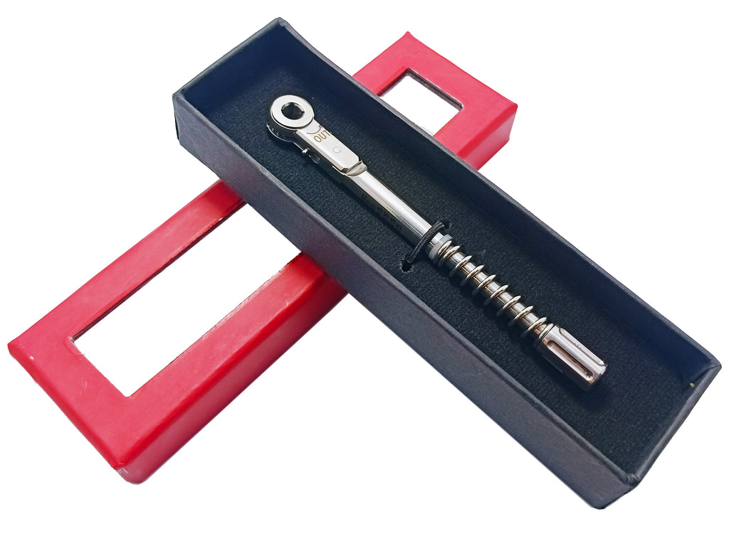 Universal Torque Wrench Hex Shape 10–50 Ncm Ratchet Tool | Precision Adjustable Torque Driver | Stainless Steel Construction | Reusable, Autoclavable & Durable Professional Instrument #OS1072