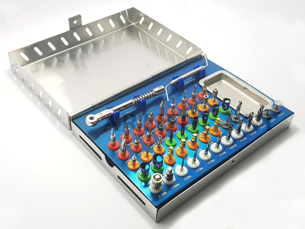 Universal Bone Expander Compression Conical Drills Kit - 50 Pcs Placement Insertion Removal Set #OS1042