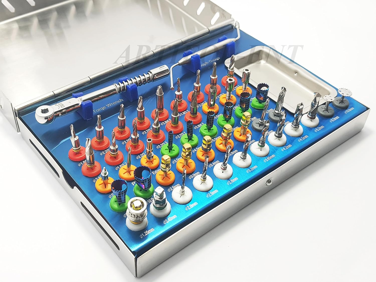 Universal Bone Expander Compression Conical Drills Kit - 50 Pcs Placement Insertion Removal Set #OS1042