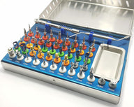 Kit Universal de Brocas Cónicas de Compressão para Expansor Ósseo - Conjunto de 50 Peças para Colocação, Inserção e Remoção #OS1042
