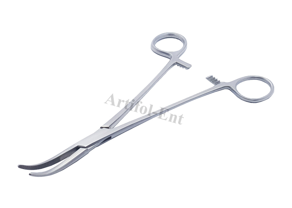 Schnidt Sawtell Tonsil Forceps – Fully Curved 19 cm (7.5”) Surgical Clamp (2 Pcs Set) #115910193