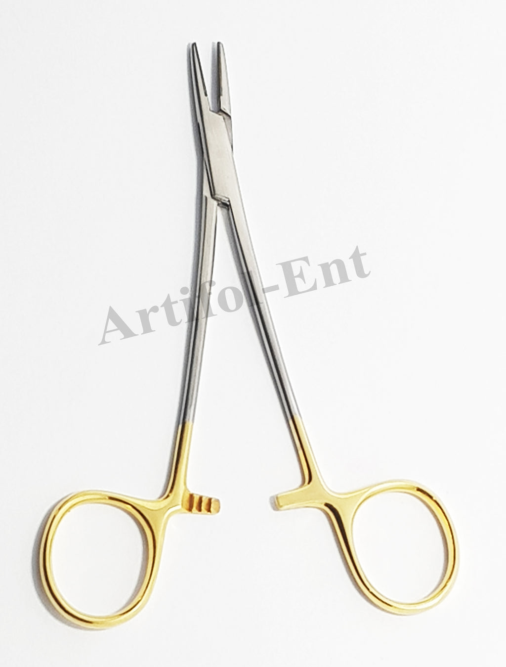 TC Halsey Needle Holder 13 cm (5") – Plain Tip Needle Driver with Tungsten Carbide Jaws | Surgical & Dental Suturing Instrument | 3 Pcs # 132910138