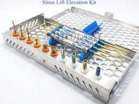 14-Piece Sinus Lift Implant Kit – DASK Lift Drills, Depth Stoppers & Elevators with Stainless Steel Cassette #OS1016