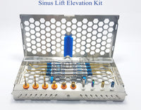 14-Piece Sinus Lift Implant Kit – DASK Lift Drills, Depth Stoppers & Elevators with Stainless Steel Cassette #OS1016