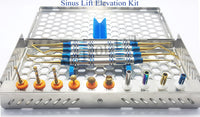 14-Piece Sinus Lift Implant Kit – DASK Lift Drills, Depth Stoppers & Elevators with Stainless Steel Cassette #OS1016