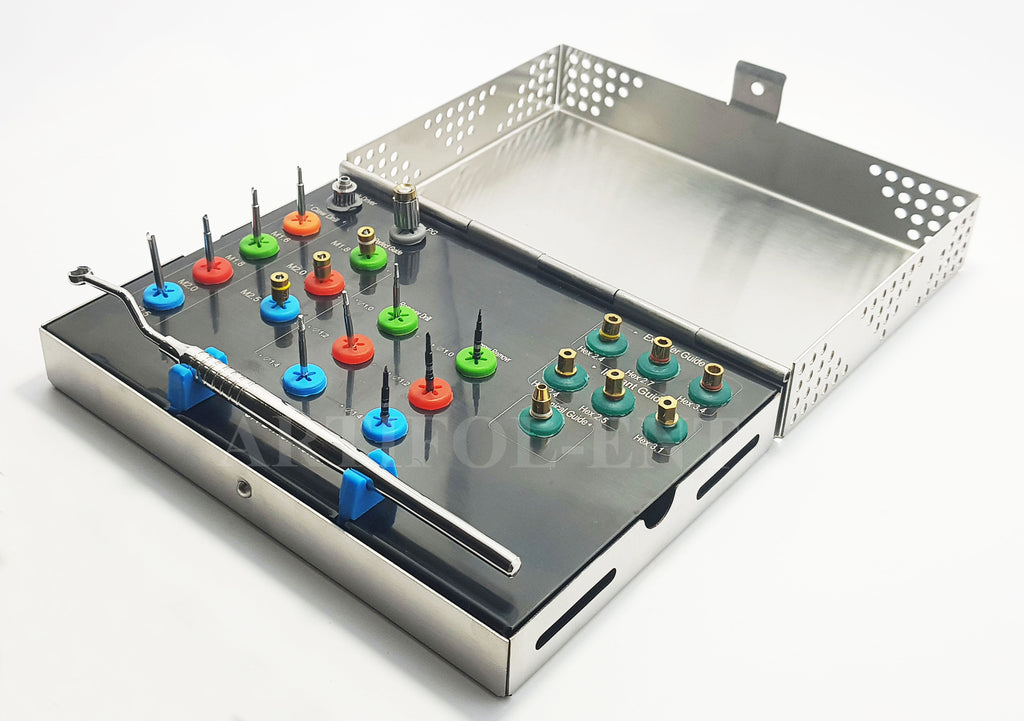 23 Pcs Universal Screw Remover Kit Fixture & Broken/Fractured Screw Removal Set #OS1046