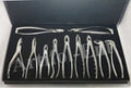 11-Piece Dental Extraction Forceps Kit | Models 51, 67A, 17, 13, 18, 22, 1, 6C, 76S, F301 & Rongeur | Premium Stainless Steel Instruments | Reusable, Durable & Autoclavable Professional Set