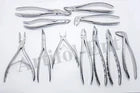 11-Piece Dental Extraction Forceps Kit | Models 51, 67A, 17, 13, 18, 22, 1, 6C, 76S, F301 & Rongeur | Premium Stainless Steel Instruments | Reusable, Durable & Autoclavable Professional Set