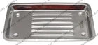 Dental Instrument Tray with Raised Line Surface | Premium Stainless Steel Utility Tray | Non-Slip Raised Pattern, Durable Construction & Reusable Design