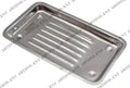 Dental Instrument Tray with Raised Line Surface | Premium Stainless Steel Utility Tray | Non-Slip Raised Pattern, Durable Construction & Reusable Design