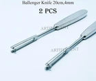 Ballenger Swivel Knives Straight 20 cm, 4 mm | 2-Piece Precision Instrument Set | High-Grade Stainless Steel Construction | Durable, Reusable & Autoclavable #K282